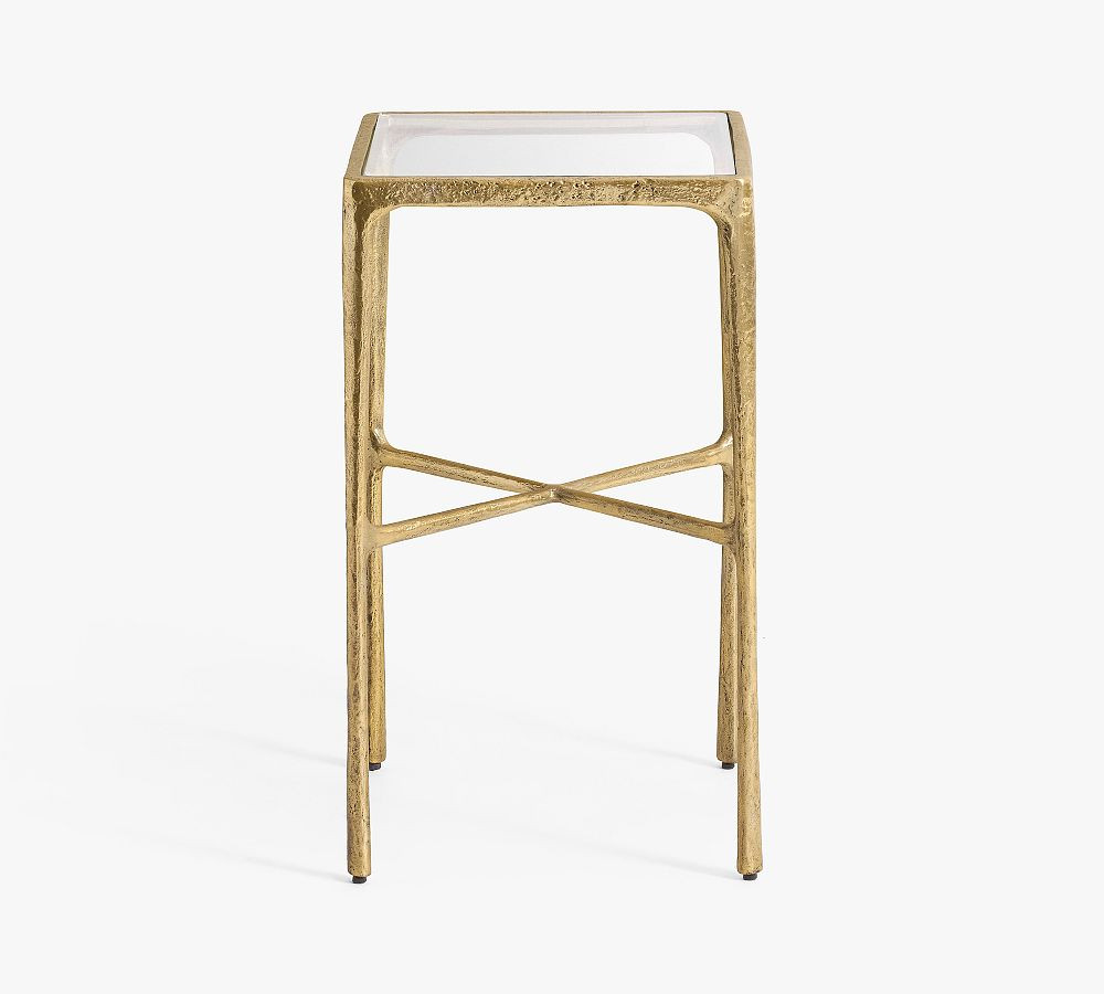 Bodhi Square Glass Accent Table (12") | Pottery Barn (US)