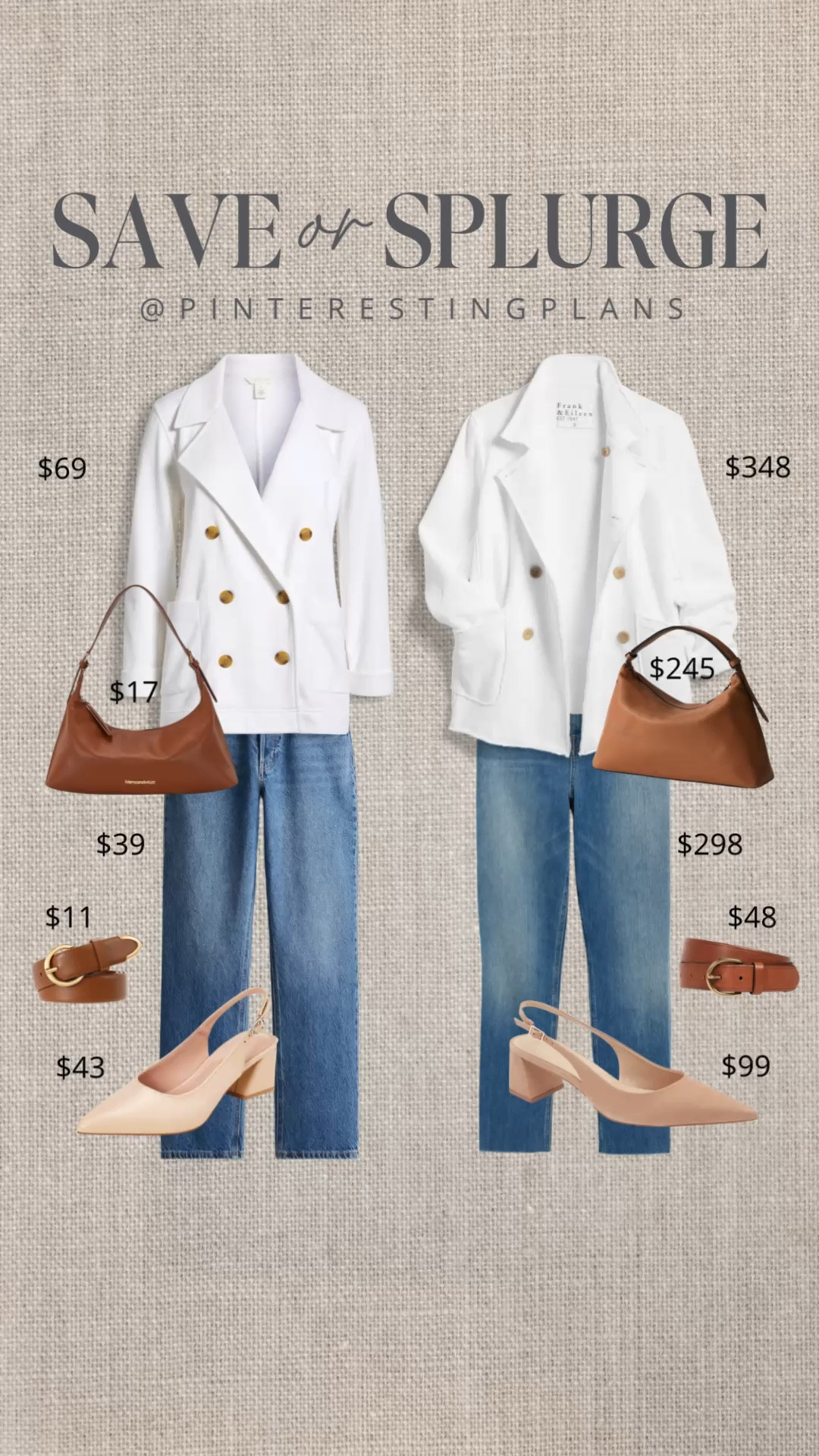 Save or splurge? I have the cropped version (linked above) of the splurge Frank & Eileen sweatshirt blazer but I finally found a great save option at a good price! Also comes in a navy. 

#LTKShoeCrush #LTKItBag #LTKFindsUnder100