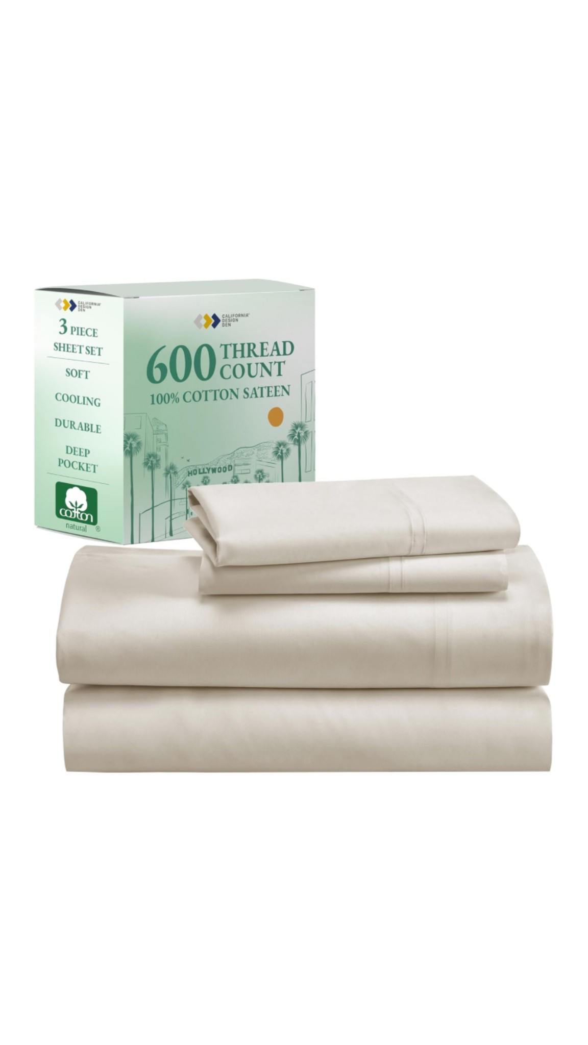 High quality 100% cotton bed sheet set. #ltkbedroom