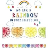 Schoolgirl Style - Hello Sunshine | We are a Rainbow of Possibilities Bulletin Board Set | Amazon (US)