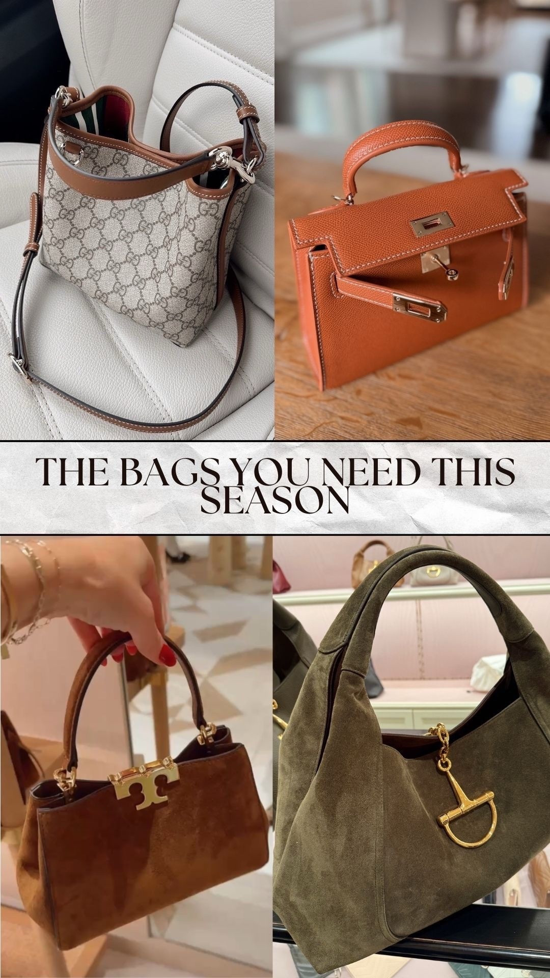 The bags you need this season! 🤎

gifts for her, winter fashion, winter outfit, gucci, tuckernuck, tory burch, new arrivals, mini bag, shoulder bag, amanda west 

#LTKHoliday #LTKFindsUnder100 #LTKGiftGuide