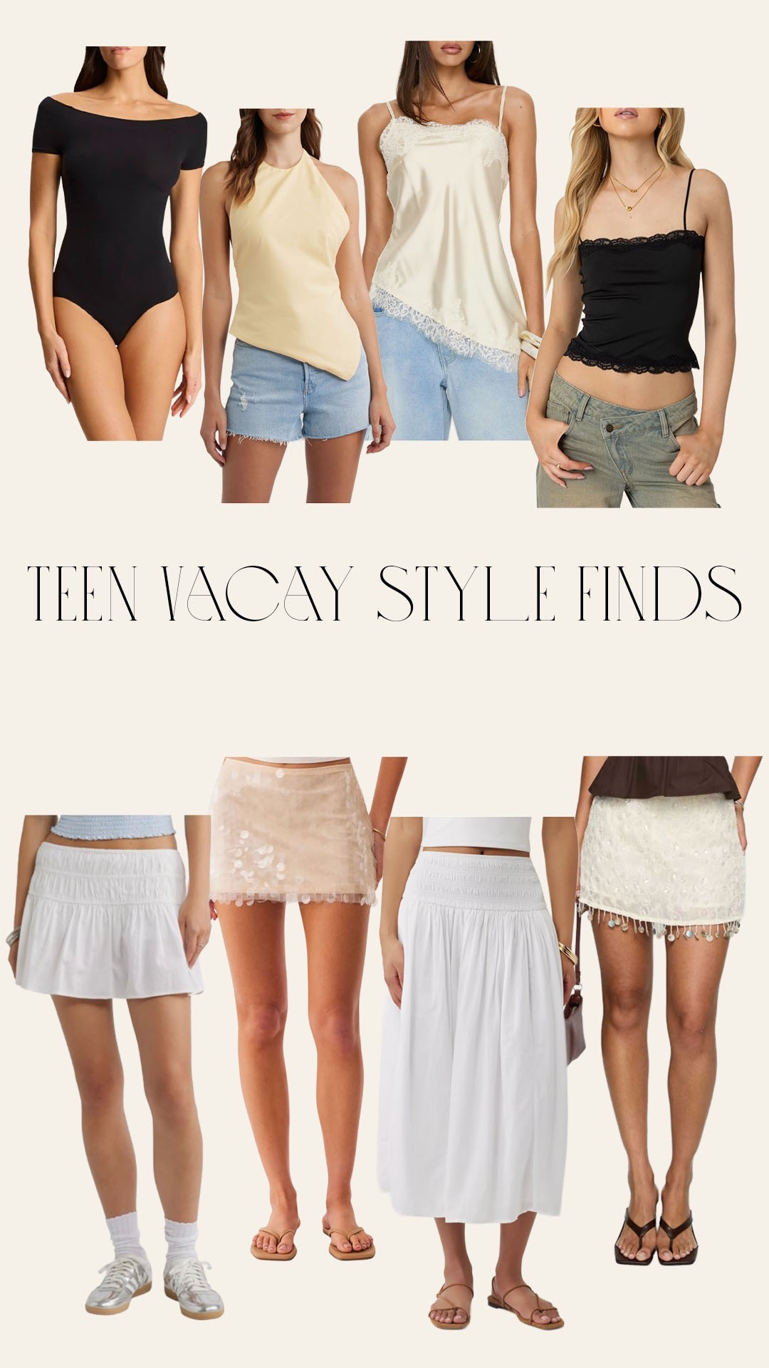 Teen approved vacay styles Ava packed for our Europe trip