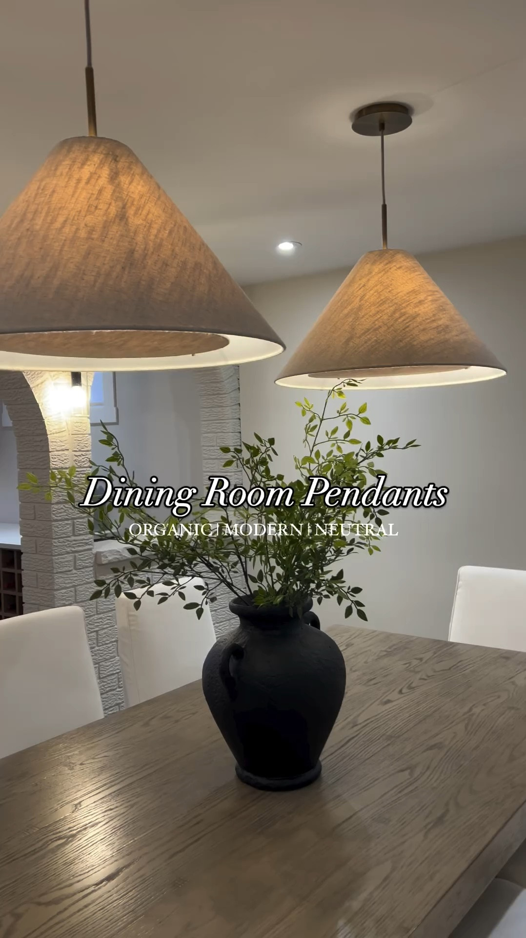 I love the beautiful texture that these pendants add to this dining space, such a a great size and shape for the price ✨

Lights
Crate and barrel
Pendant 
Lighting
Kitchen pendants
Light fixture 
Textured lighting 
Large lights

#diningroom #pendantlight #pendantlights #lighting #lightingideas #organicmodern #neutralhome

#LTKsale #LTKstyletip #LTKhome