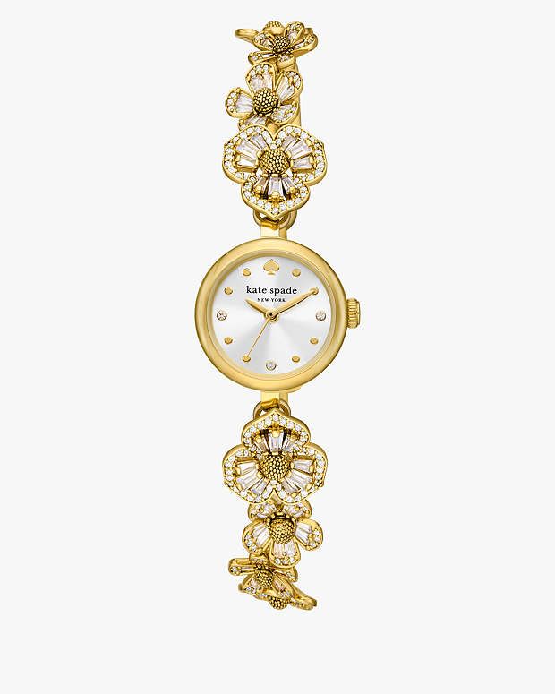 Monroe Gold-tone Stainless Steel Bracelet Watch | Kate Spade (US)