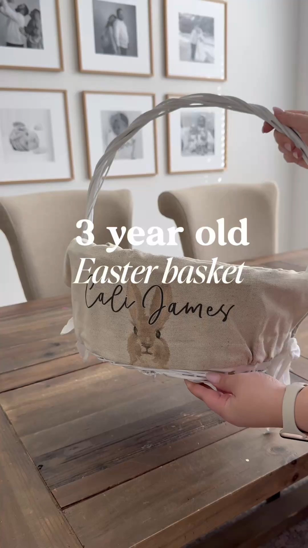 3 year old Easter baskettball