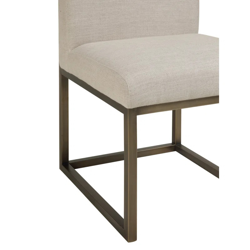 Balen Linen Solid Back Side Chair | Wayfair North America