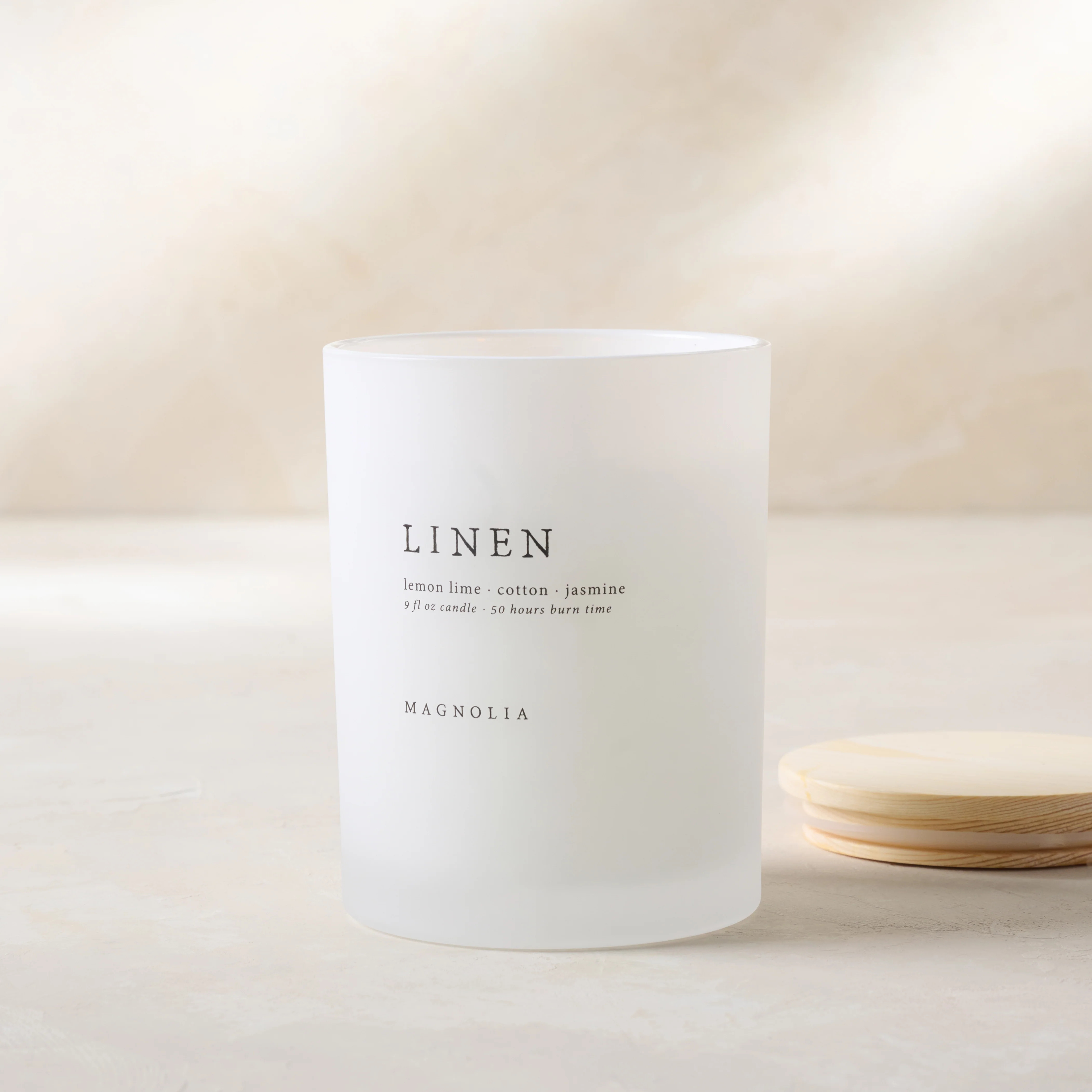 Magnolia Linen Candle | Magnolia