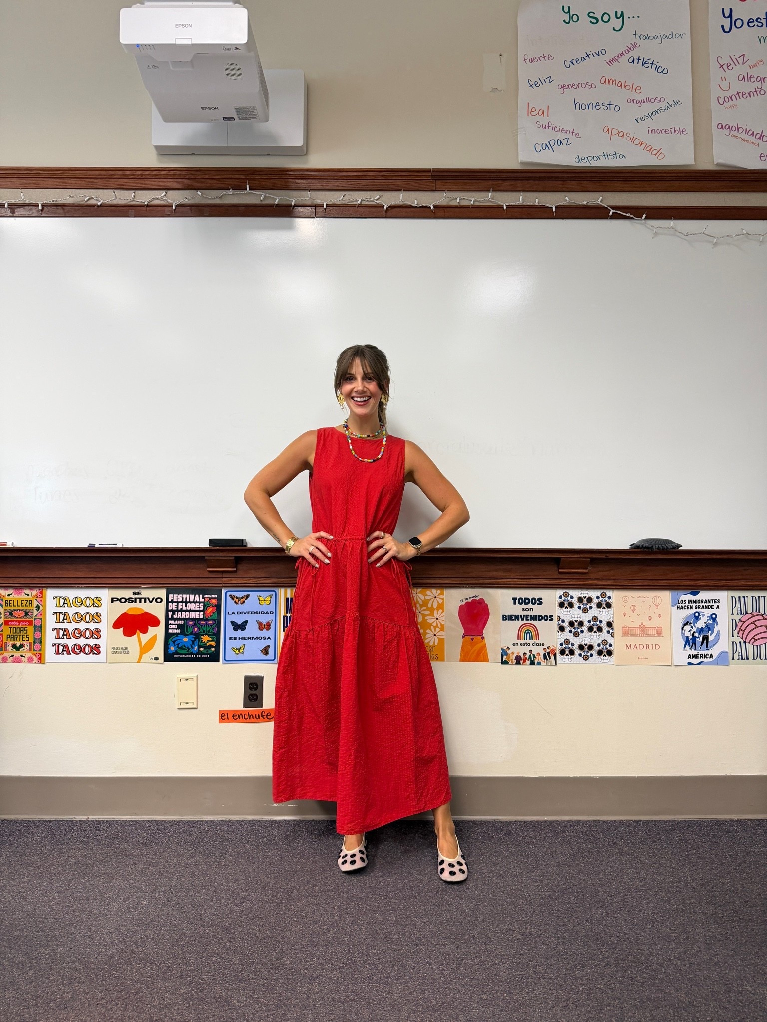 Teacher outfit of the day!
In a small in the dress