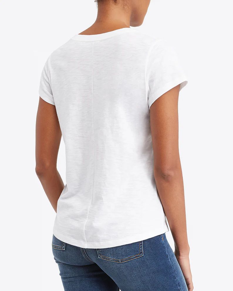 Pima Cotton V-Neck Tee | Spanx