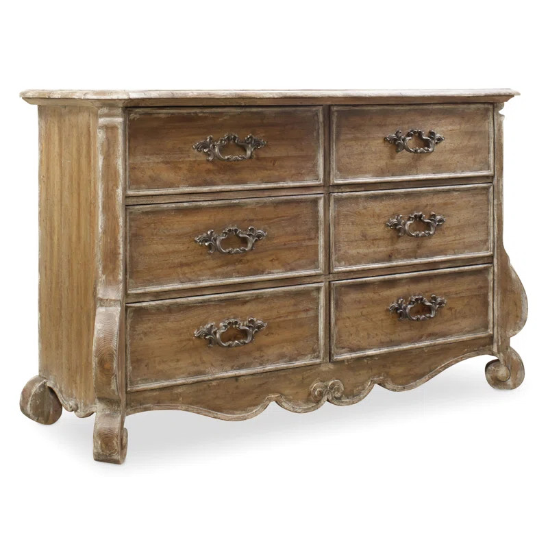 Chatelet 6 Drawer Double Dresser | Wayfair North America