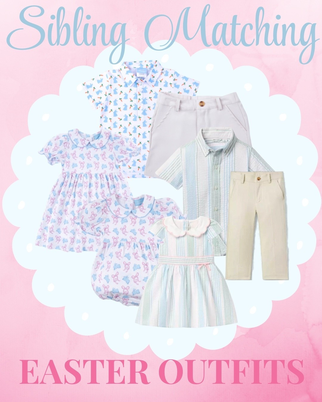 Sibling matching Easter outfits | spring outfits 2026 | big sister little sister big brother little brother  matching outfits 

#LTKSpringSale #LTKSeasonal #LTKKids