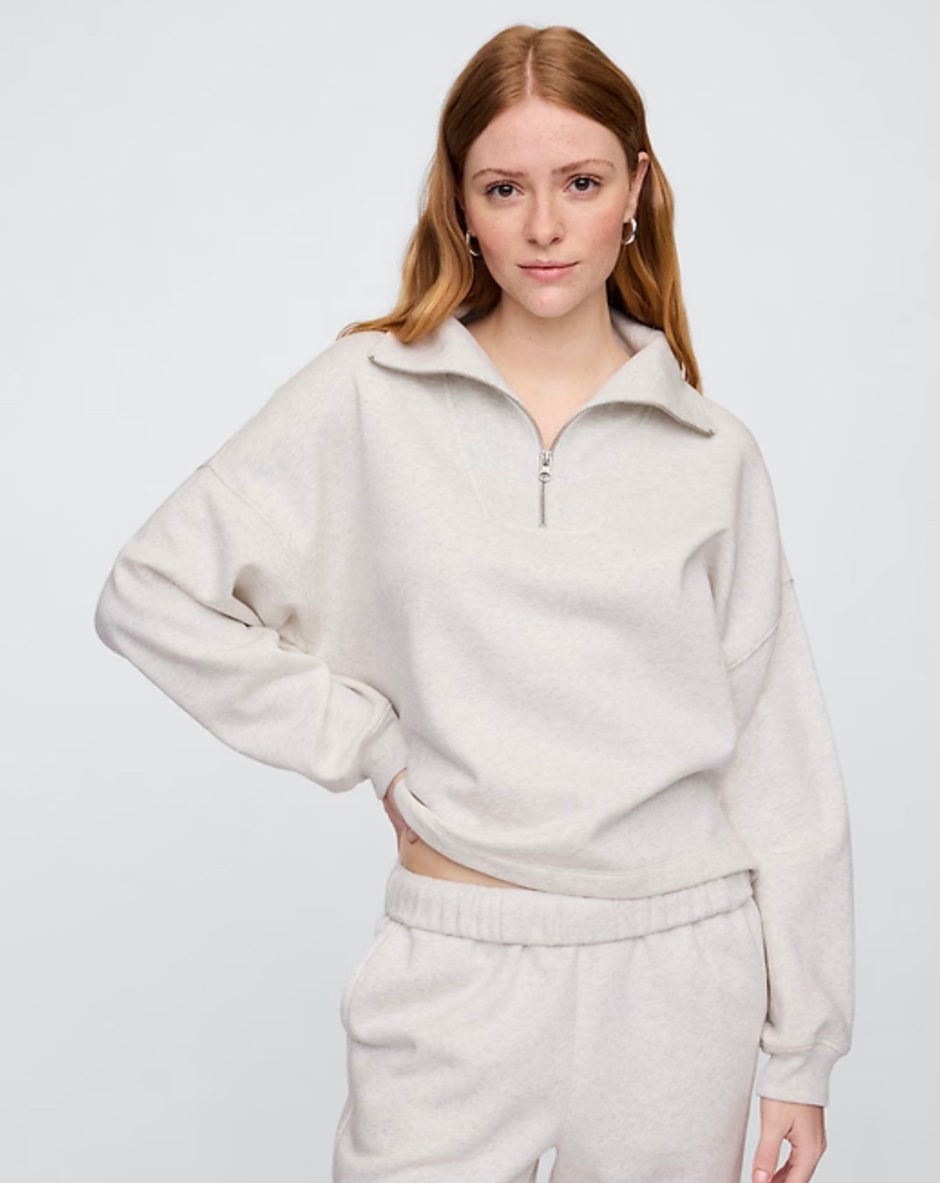 Cozy girl season activated 🤍
The Gap quarter-zip + matching sweatpants are on major sale right now — and you get an extra 20% off! Perfect for travel days, errands, or staying cute + comfy at home.
Linked on my LTK for easy shopping ✨

Gap loungewear, Gap quarter zip, Gap sweatpants, cozy outfits, winter basics, Gap sale, matching set, loungewear on sale, comfy travel outfit.

#LTKGiftGuide #LTKSaleAlert #LTKHoliday