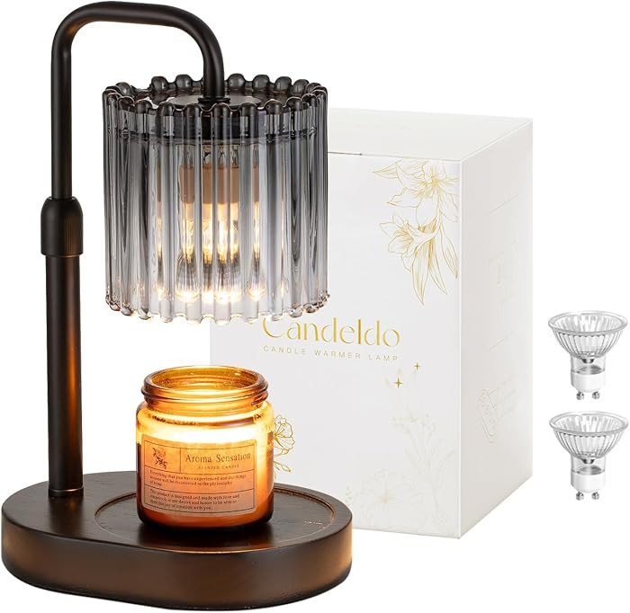 Candle Warmer Lamp with Timer: Black Wax Melt Warmer | Amazon (US)