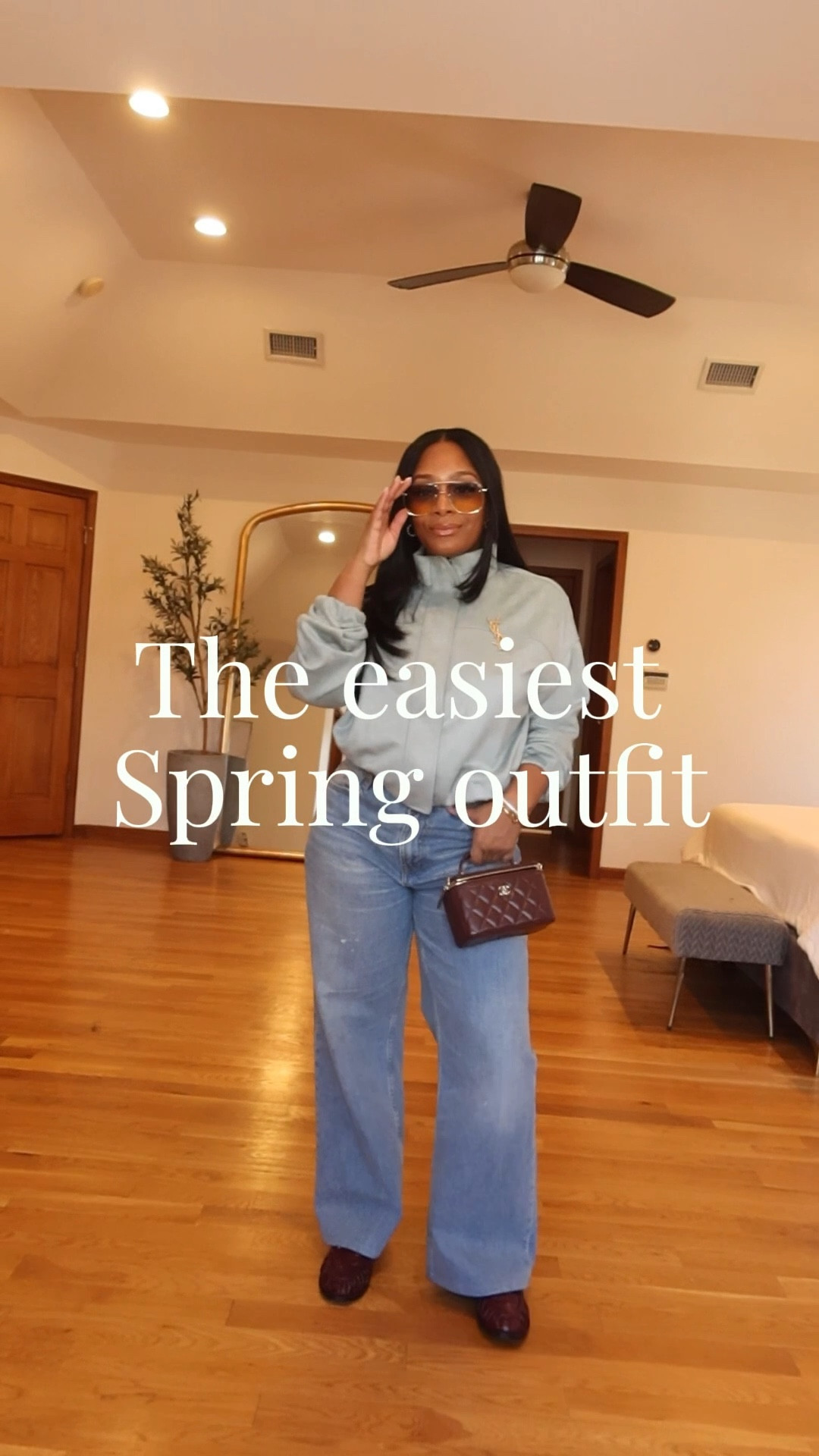 When the jacket IS the outfit ! 
This light weight hm jacket is perfect for the spring. My color is sold out, but sizes in the other color available 

#LTKgrwm #LTKOver40 #LTKmomlife