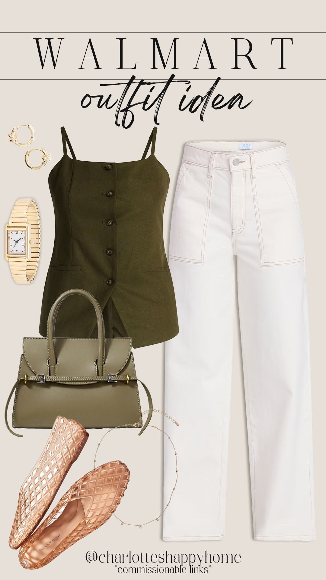 Trendy outfit idea from Walmart! 

#walmartfinds

Walmart finds. Walmart fashion. Walmart new arrivals. Walmart white denim. Walmart olive green and white outfit.

#LTKootd #LTKSeasonal #LTKgrwm