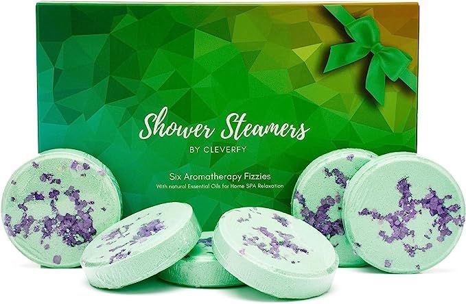 Cleverfy Aromatherapy Shower Steamers - Set of 6 Shower Bombs for Mothers Day with Essential Oils... | Amazon (US)