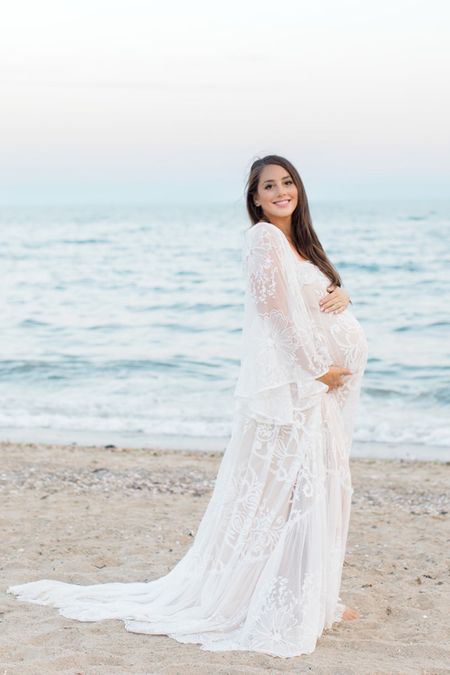 White dress ideas beach maternity photoshoot family photos 💫 

#LTKfamily #LTKbaby #LTKbump