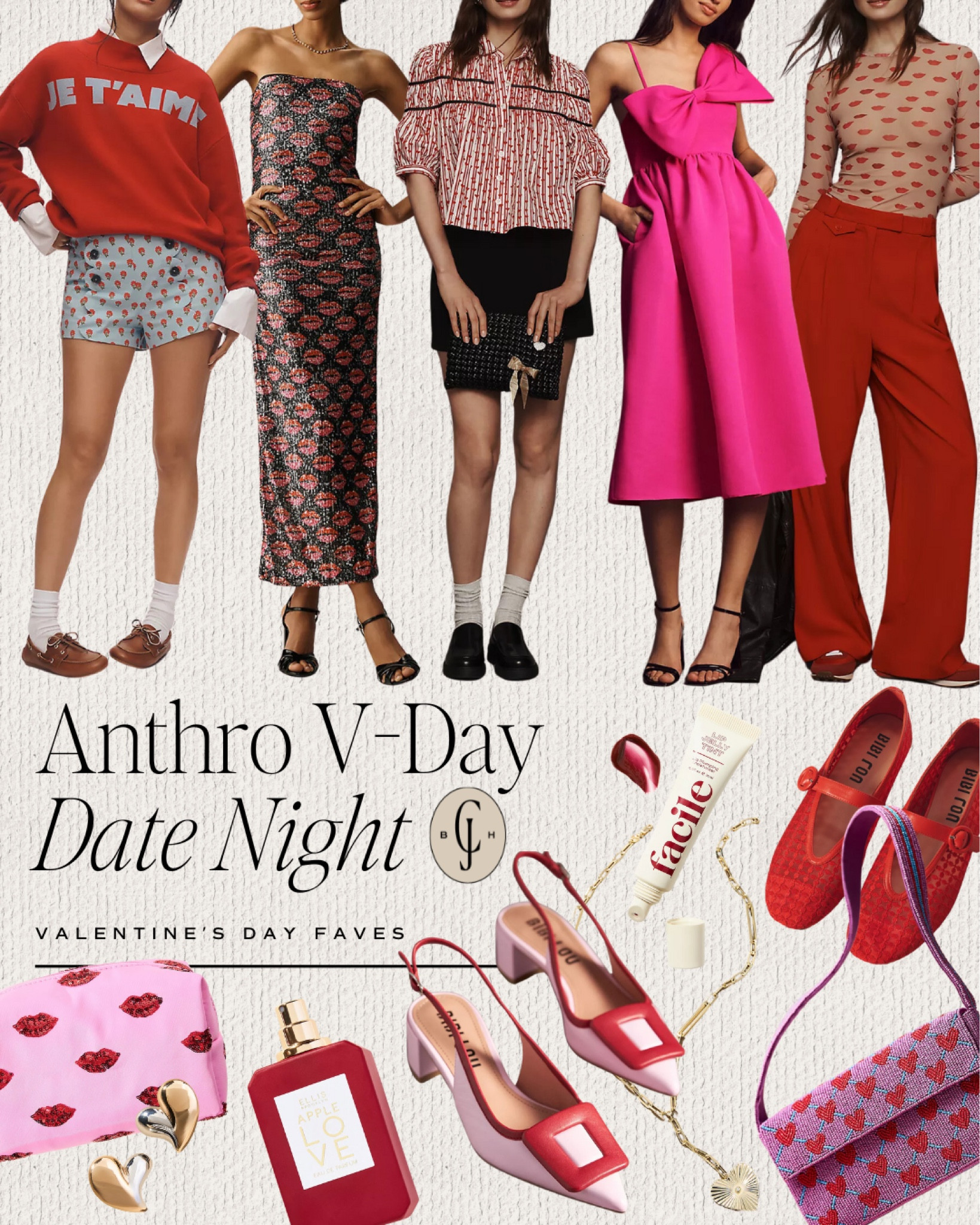 Fun and festive date night looks and accessories for Valentine’s Day. Shop my favorites from @anthropologie

#LTKStyleTip