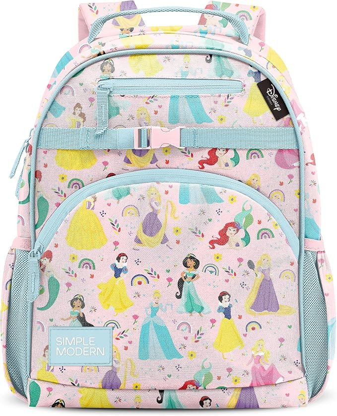 Simple Modern Disney Princess Kids Backpack for School, Girls, Boys | 12L | Fletcher Princess Rai... | Amazon (US)