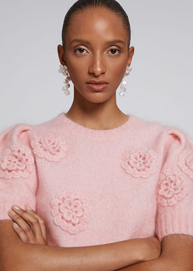 Loose-Fit Rose Knitted Top | & Other Stories (EU + UK)