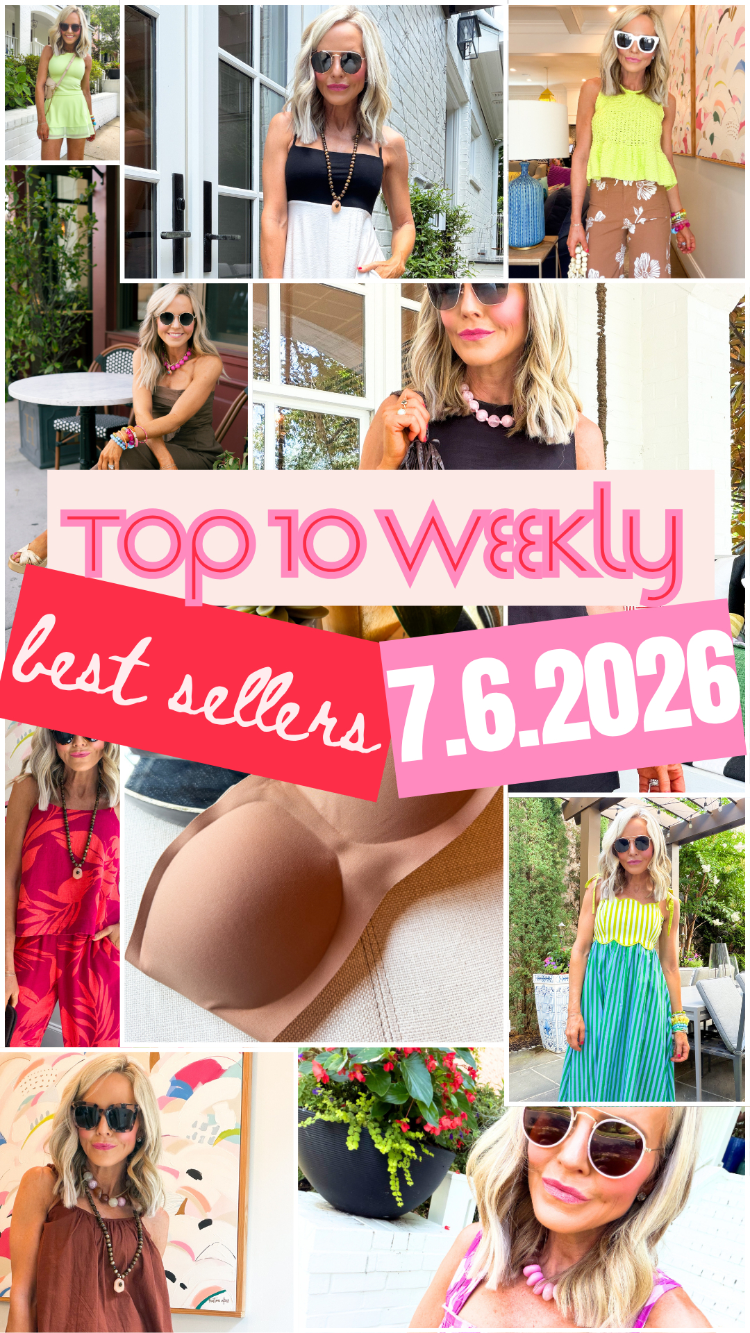 ✨ Top 10 Weekly Best Sellers | 7.6.26 ✨ You all have been LOVING these lately 👀💛 

 #LTKootd #LTKSeasonal #LTKTravel