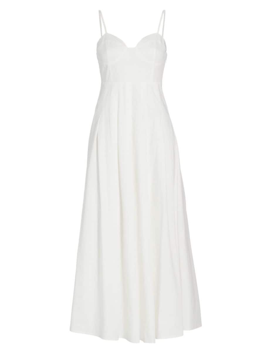 Lacie Cotton-Blend Midi-Dress | Saks Fifth Avenue