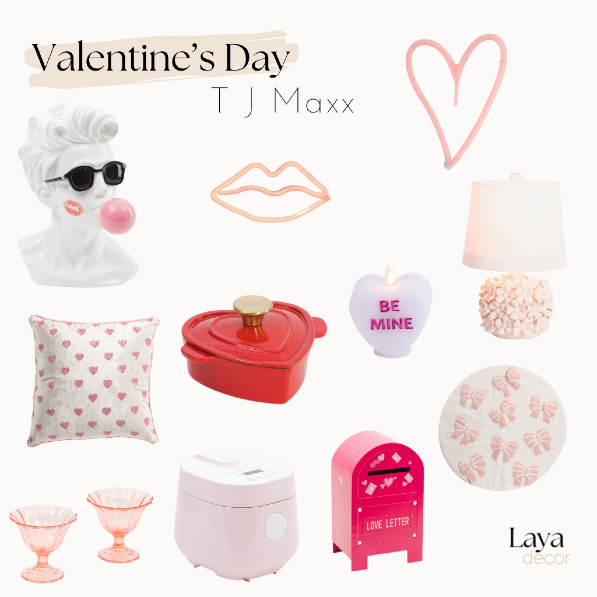 Valentine’s Day is just around the corner, and what better way to set the mood than with a chic and affordable update to your home décor? Whether you're planning a romantic dinner for two, a Galentine’s get-together, or simply want to embrace the season of love, TJ Maxx has some incredible finds to help you create the perfect ambiance.


#LTKHome