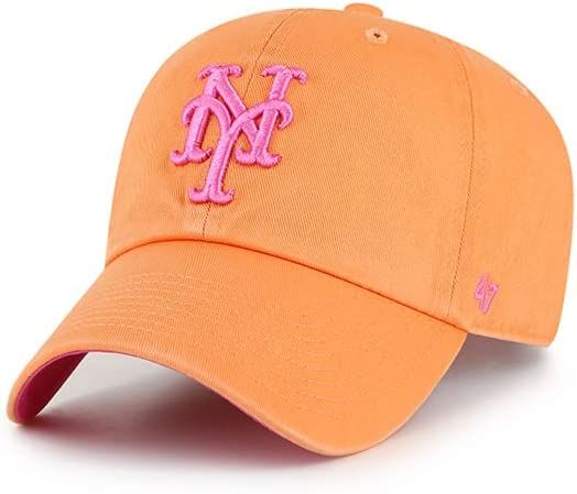 MLB Women's Ballpark Adjustable Clean Up Hat - Mango | Amazon (US)