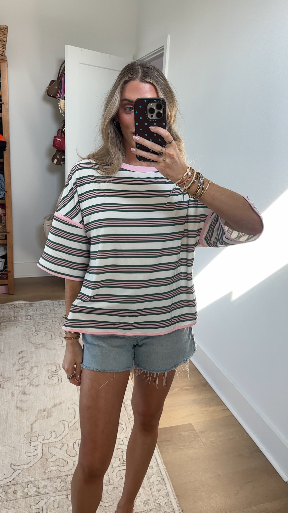 Amazon size small Tankaneo Womens Oversized Striped T-Shirts Summer Casual Color Block Short Sleeve Tops Drop Shoulder Boxy Tees

#LTKootd #LTKSaleAlert #LTKSeasonal