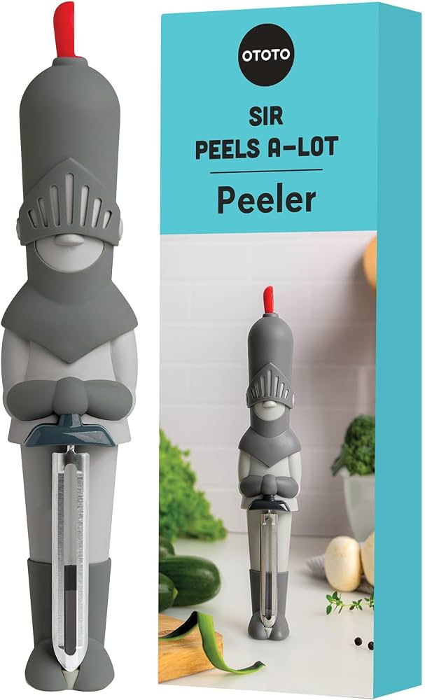 NEW OTOTO Sir Peels A-Lot Medieval Knight Vegetable Peeler - Swivel Vegetable Peelers for Potatoe... | Amazon (US)