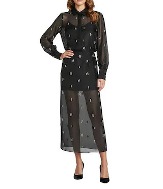 Antonio Melani Priscilla Coordinating Sheer Jeweled Organza Midi Skirt | Dillard's | Dillard's