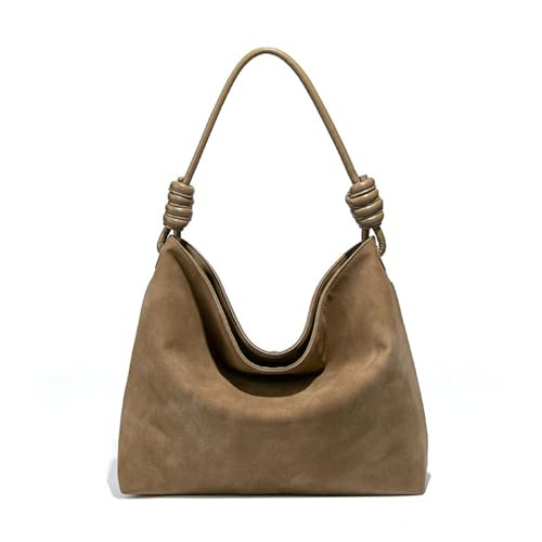 Amazon.com: Women’s Soft Suede Hobo Tote – Lightweight Slouchy Shoulder Handbag for Everyday ... | Amazon (US)