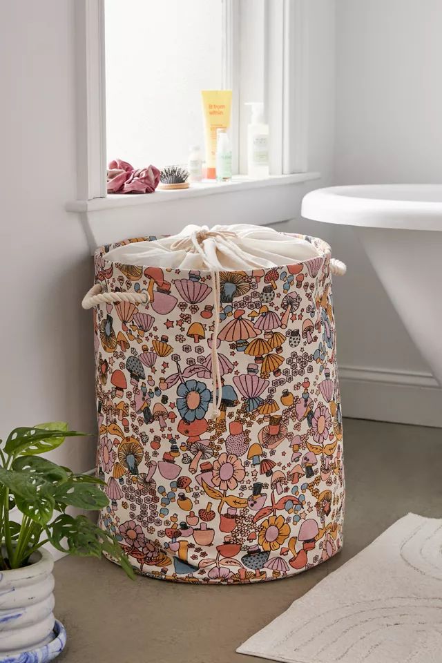 Mushroom Flower Laundry Bag | Urban Outfitters (US and RoW)