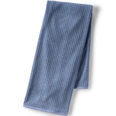 Lands' End Cotton Waffle Bath Towel - - Dusk Indigo Sky | Target