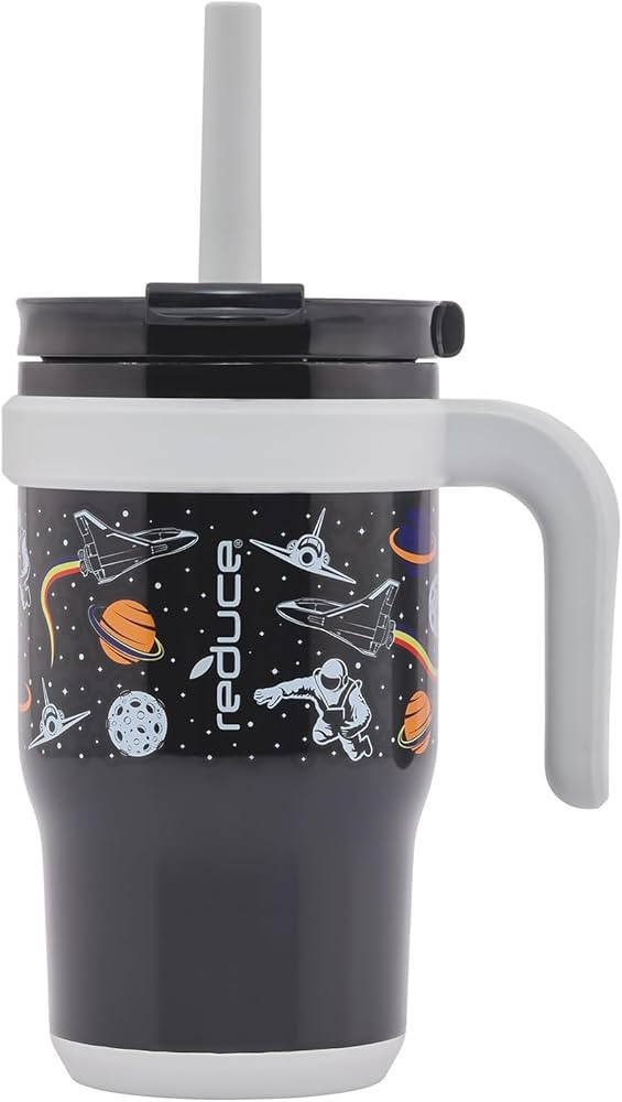 REDUCE 14 Oz Coldee Kids Tumbler with Lid and Straw - Coldee Insulated Travel Mug - Spill-Proof, ... | Amazon (US)