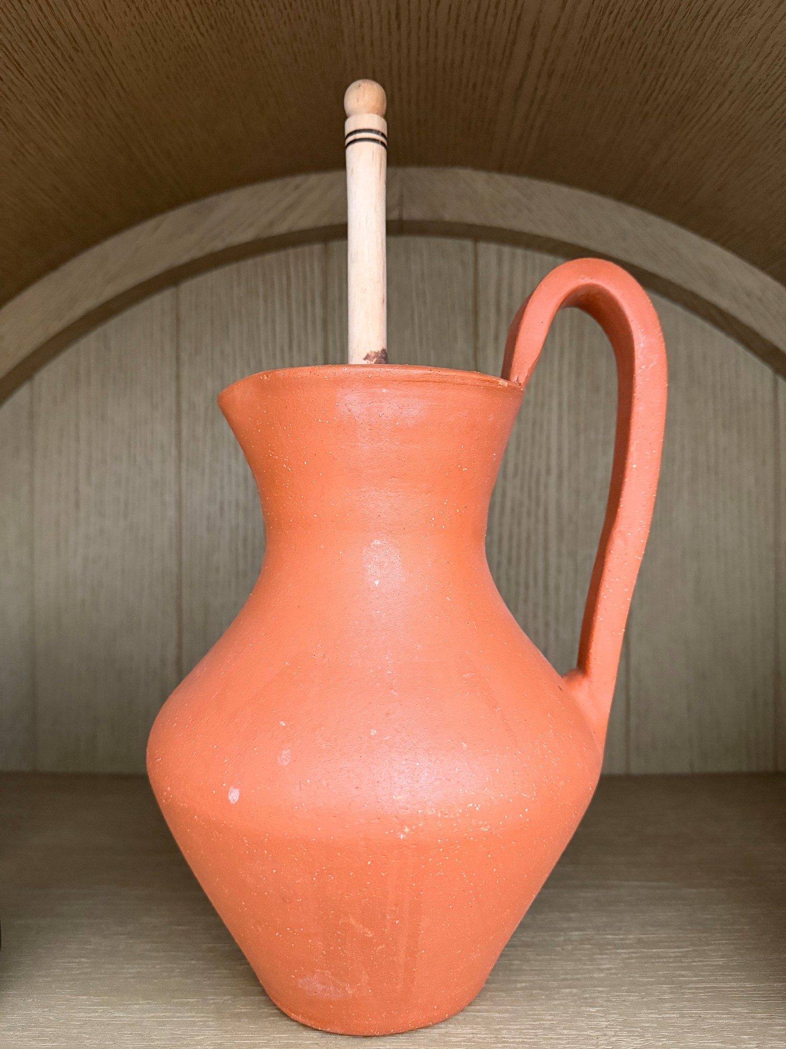 Shop our handcrafted red clay jug, and a traditional molinillo whisk  for the best hot chocolate 🤍😍

#LTKHome #LTKfoodie