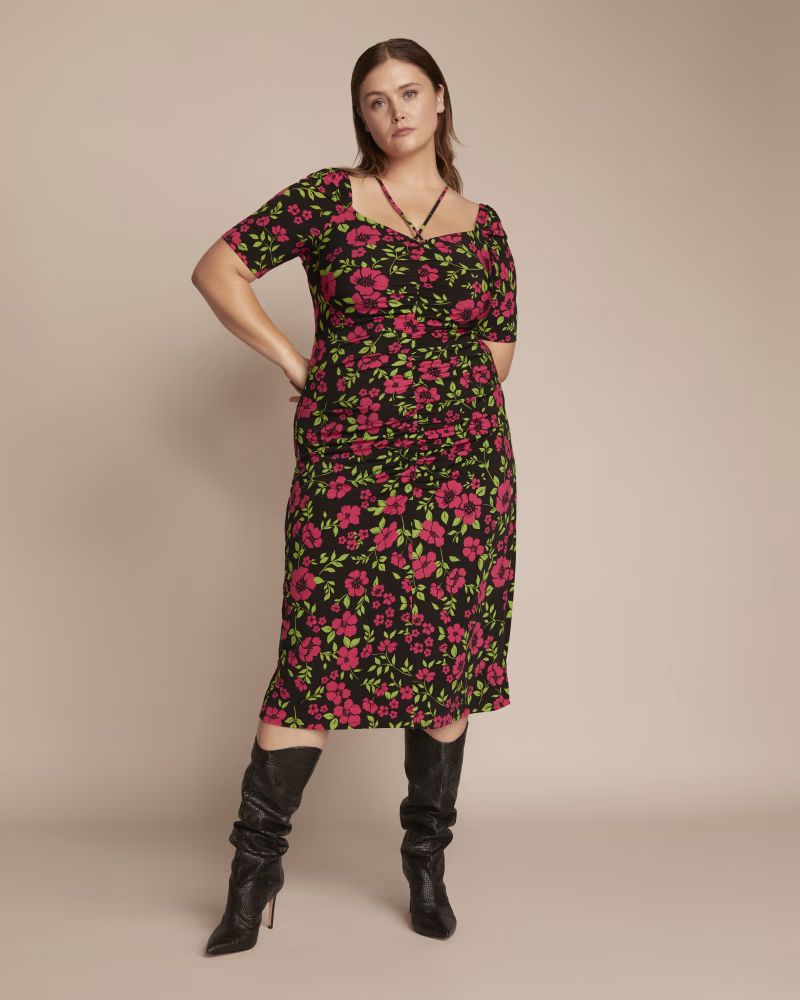 Lauryn Plus-Size Midi Dress | Dia&Co | Dia & Co