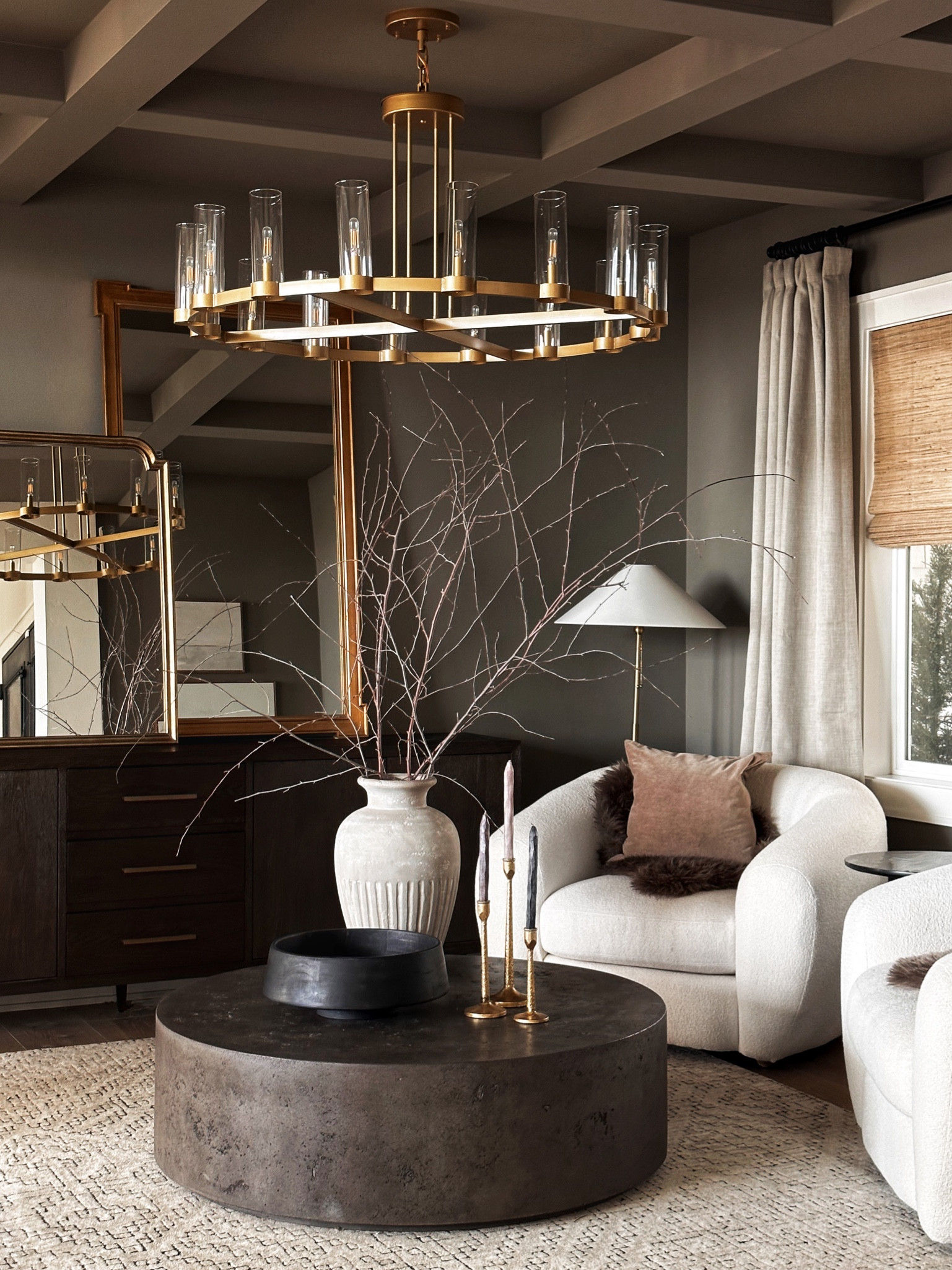 Our Sitting Room is the perfect space for that extra cup of coffee. Oversized chairs, natural elements, and a moody and cozy paint  

#LTKstyletip #LTKfamily #LTKhome