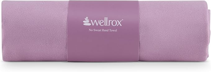 Wellrox Microfiber Yoga Hand Towel – Super Soft, Quick-Dry, Non Slip Yoga Towel for Hot Pilates... | Amazon (US)