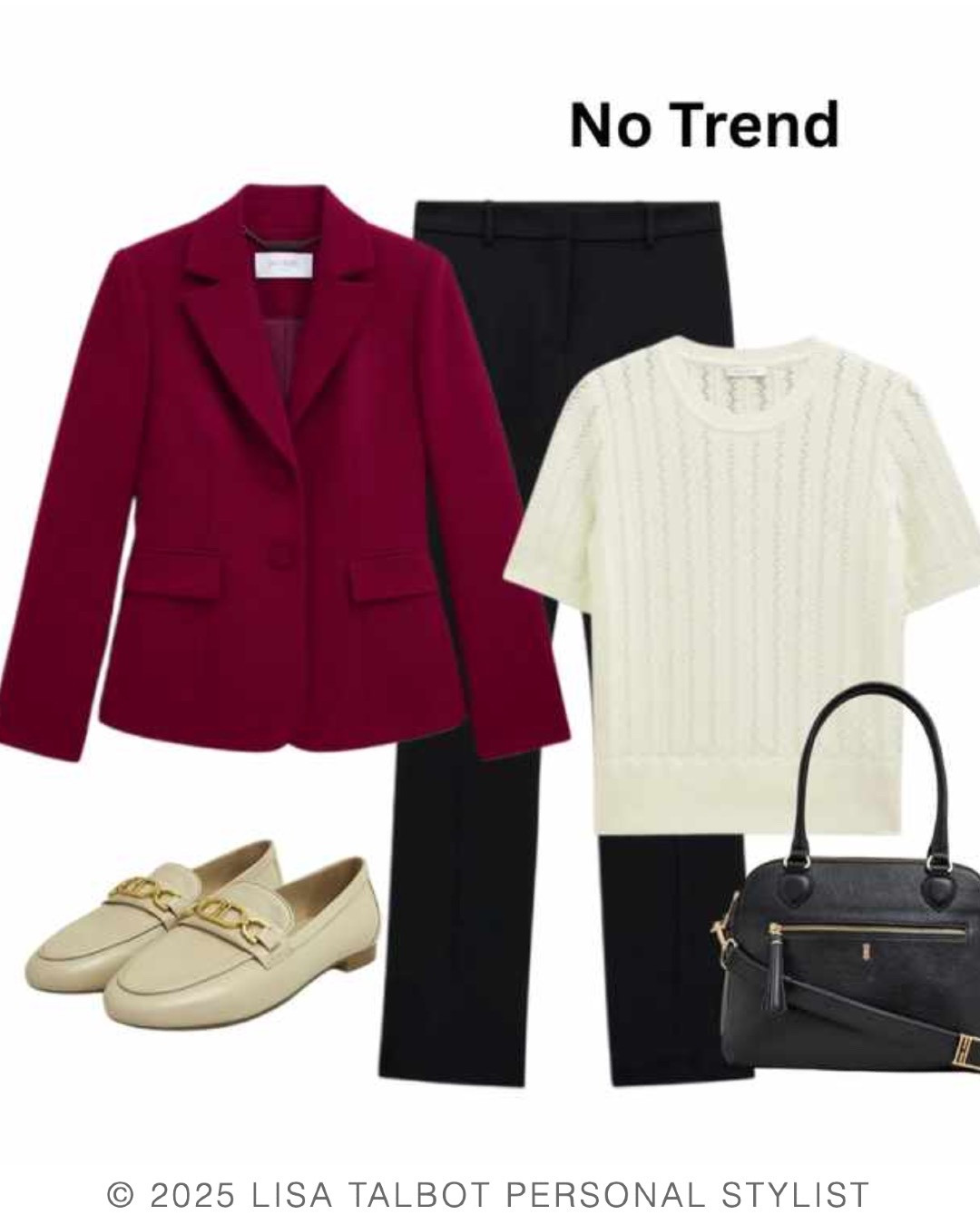 You Don’t Have to Follow Fashion Trends – But Here’s Why They Matter

When it comes to style, I’m not about chasing every trend.
Why? Because trends come and go… and your personal style should be timeless, authentic, and work for you.

But here’s the thing , ignoring trends completely can sometimes make your wardrobe feel dated. The trick is using them in moderation to keep your look current without losing who you are.

In the workplace, a modern look matters. It shows you’re engaged, relevant, and aware of the world around you. It can subtly communicate confidence, adaptability, and even leadership, without saying a single word.

When I work with clients, I’ll never make them a slave to the fashion cycle. Instead, I filter the trends, pick what supports their shape, personality, and brand and weave them in effortlessly.

Because great style isn’t about following the crowd. It’s about knowing who you are, and adding just the right touch of “now” to keep you looking confident, fresh, and professional.

Do you prefer to follow trends, or just dip into them occasionally?

#ThePocketStylist #StyleConfidence #WorkwearStyle #TrendsInModeration #EffortlessWardrobe