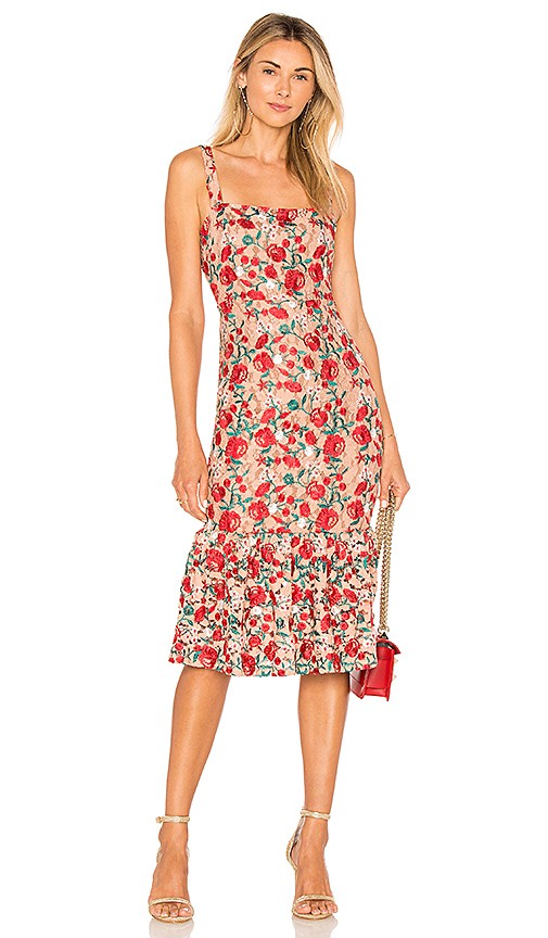 Under The Stars Midi in Dark Nude | Revolve Clothing (Global)