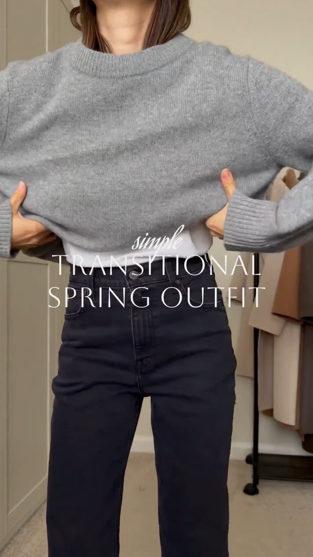 A simple chic transitional spring outfit 

Avec de filles bomber jacket - small
Aritzia arlo jeans - regular inseam
Steve Madden boots
Quince suede bag 

#LTKootd