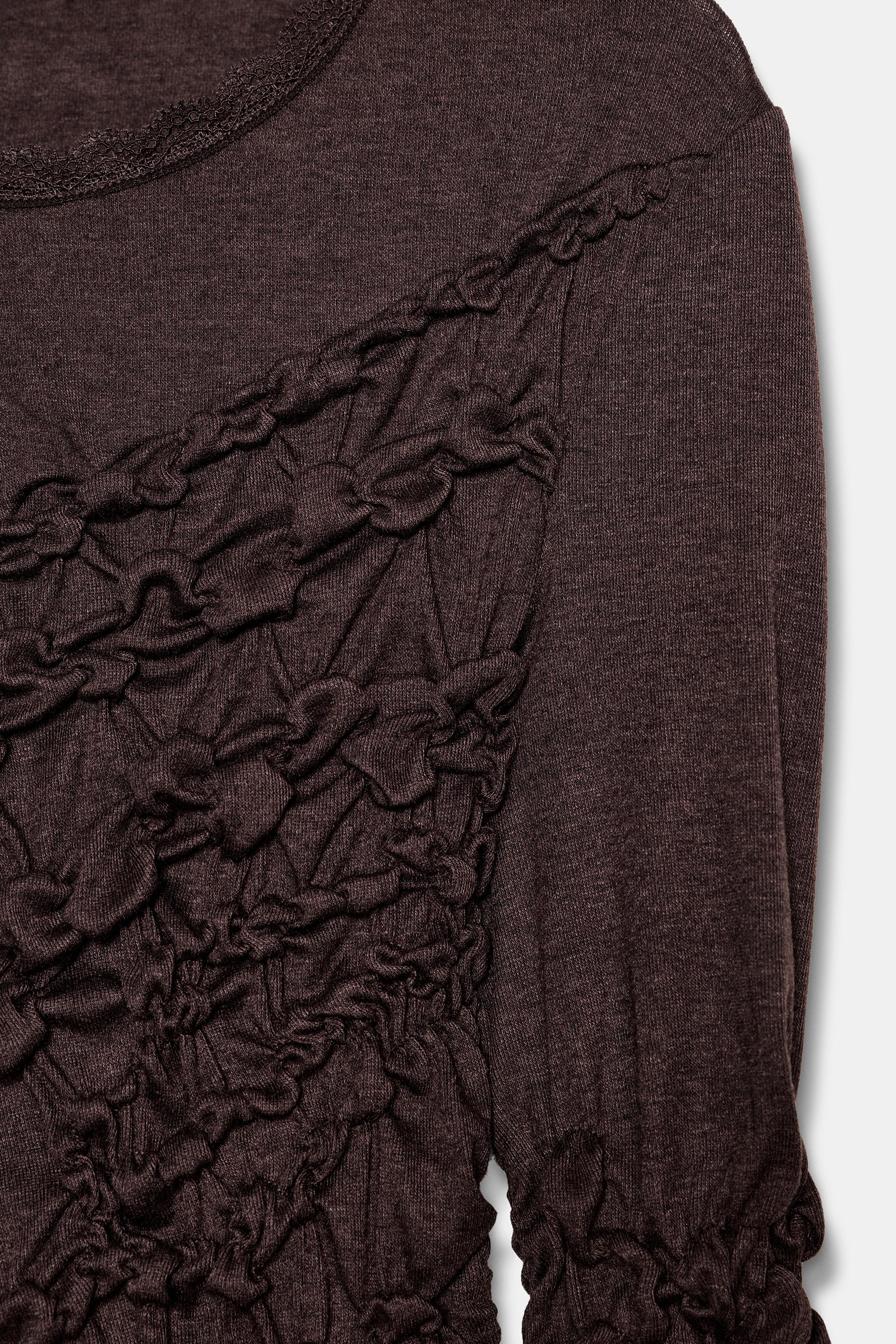 GATHERED MIDI DRESS | Zara US