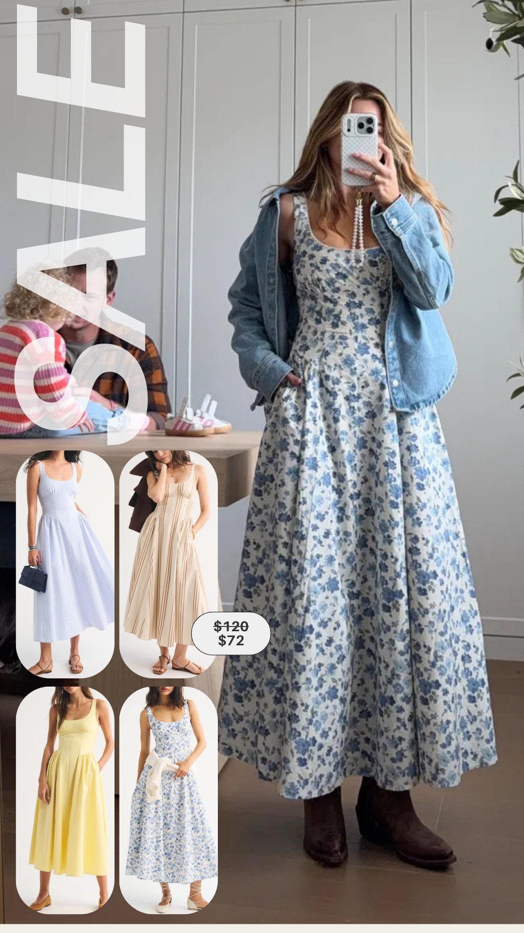 this bra free midi dress comes in multiple colors and is on sale now 💛

sale alert, summer fashion, summer dresses, vacation 
outfit, new arrivals, casual outfit, michele jaliene 

 #LTKxAbercrombie #LTKSaleAlert #LTKPetite