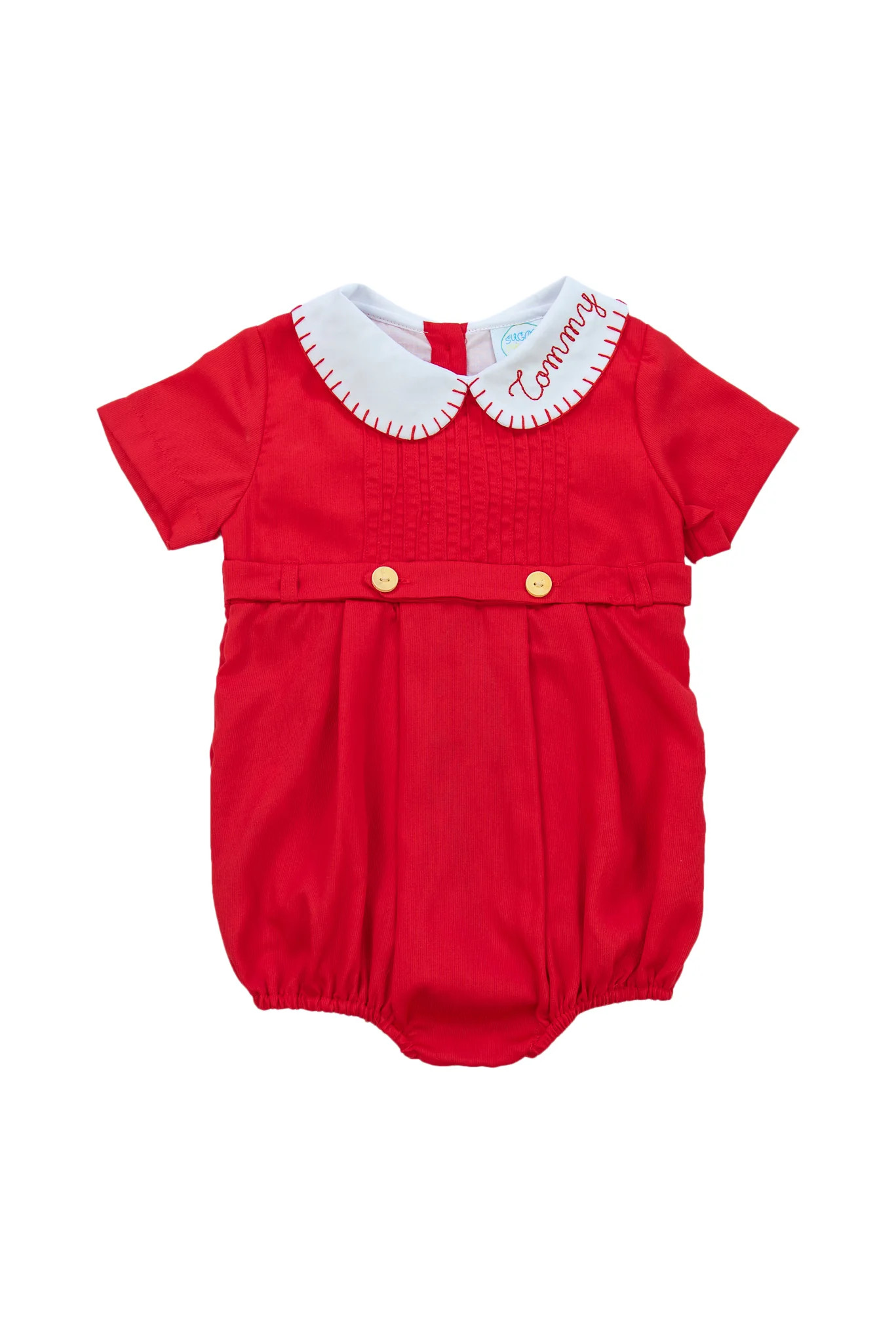 Boys Classic Red Bubble | Sugar Dumplin' Kids