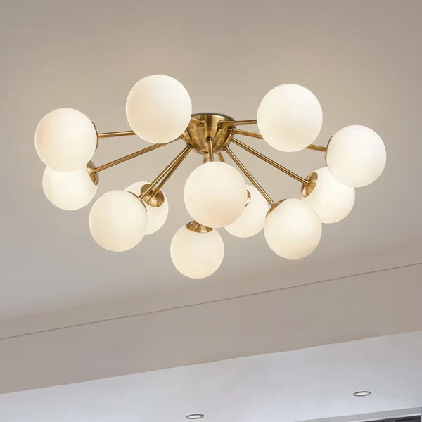 Conri 12 - Light Sputnik Sphere Flush Mount | Wayfair North America
