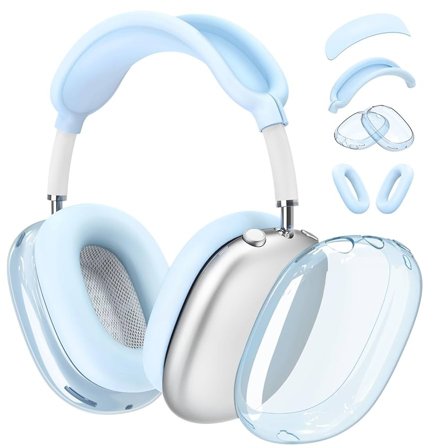 4 in 1 Set Case for AirPods Max Headphones, Anti-Scratch Sweat-Proof Ear Pad Covers/Ear Cups Cove... | Amazon (US)
