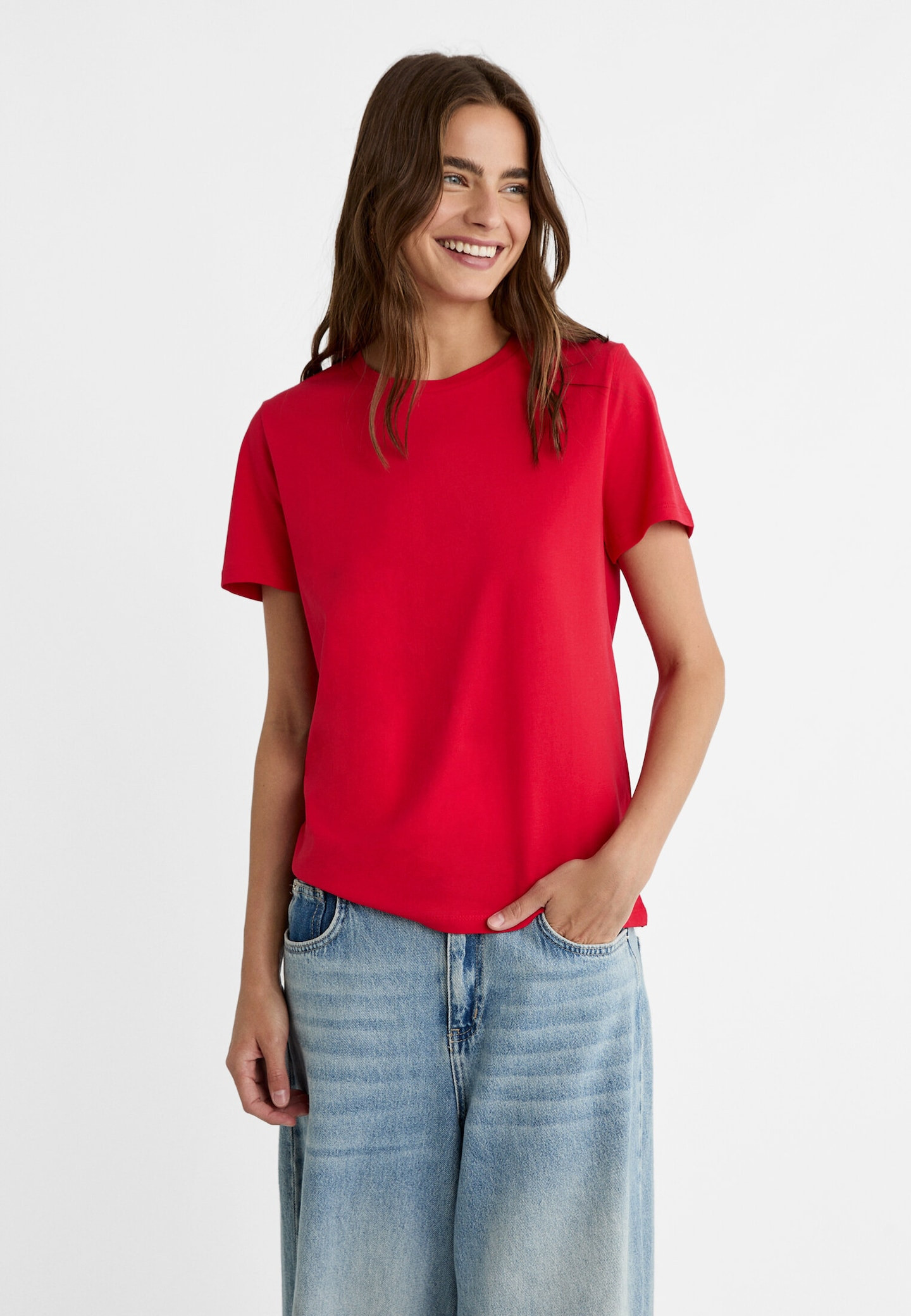Basic T-shirt met korte mouw | Stradivarius (NL)
