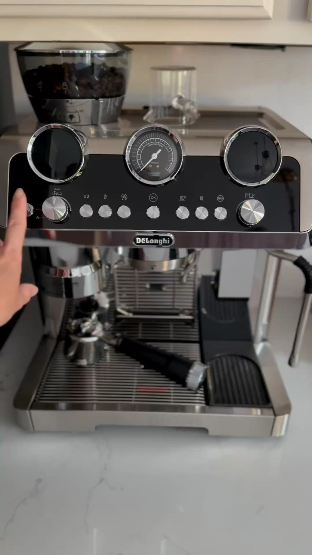 My go to iced coffee these days, double shot espresso with vanilla protein powder, add ice and top with milk. My rechargeable blender has been incredibly handy for making it!

#LTKmorningroutine #LTKdayinmylife #LTKHome