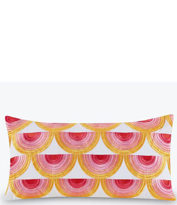 Trina Turk Sunburst Scalloped Embroidered Rectangular Pillow | Dillard's | Dillard's